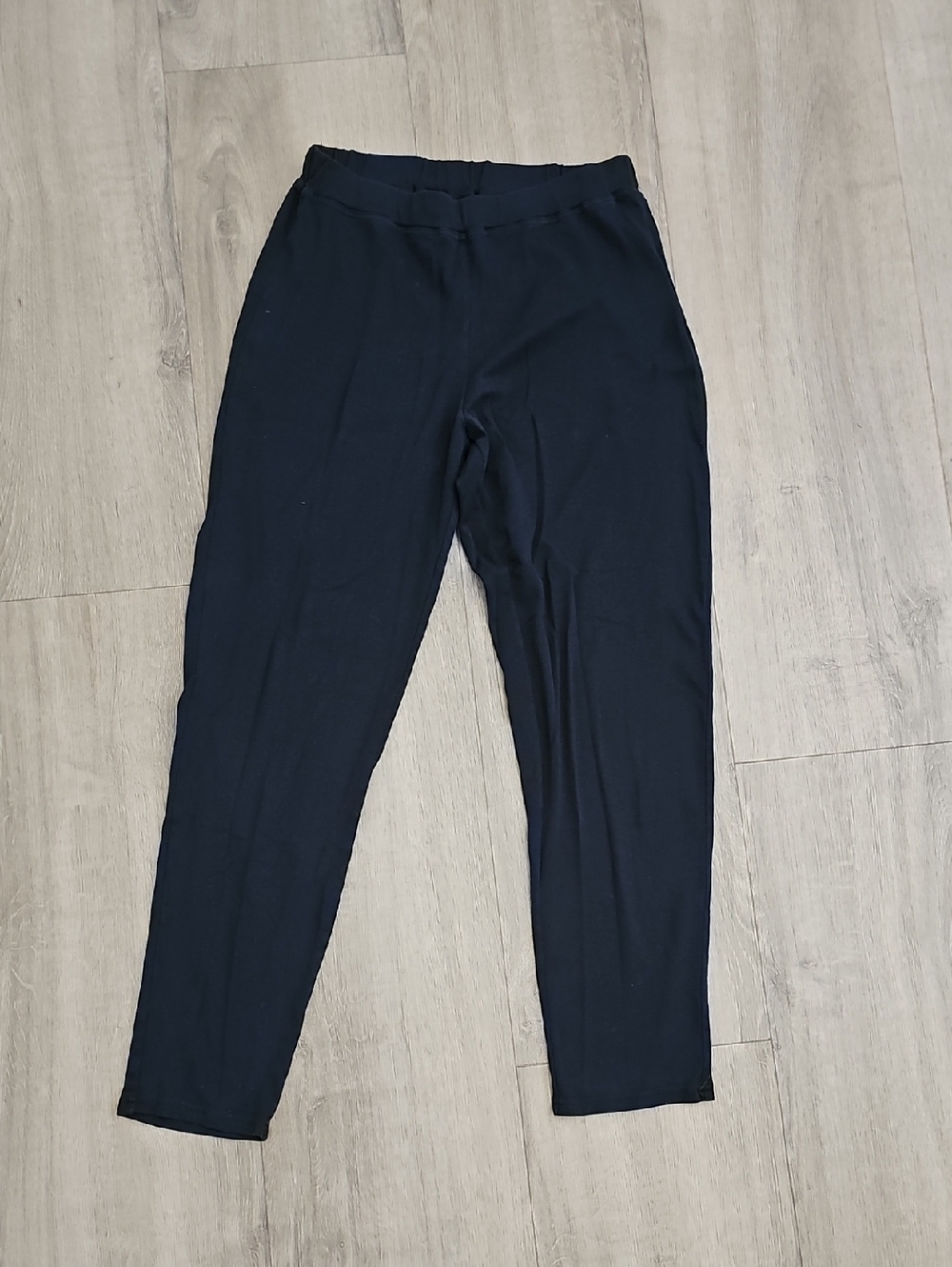 Eileen Fisher Sleepwear By Garnet Hill Black Pull-On Pants Size XS